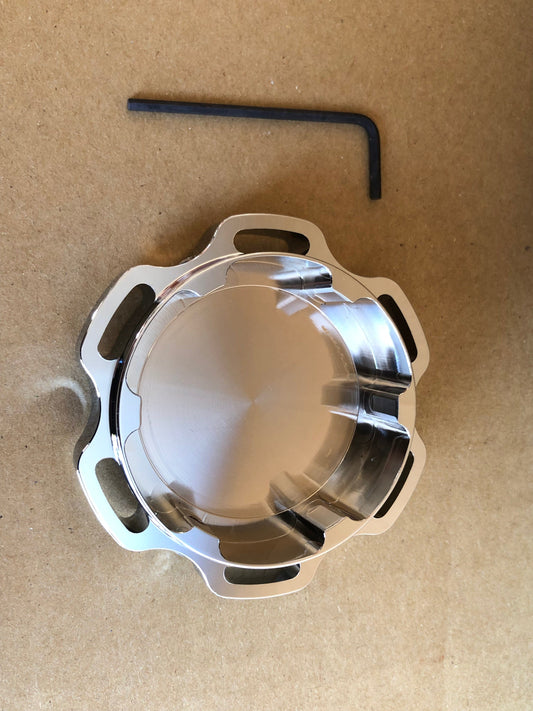 Installed view - Holden Commodore VN VP VR VS V6 Power Steering Cap – Billet Aluminium Upgrade