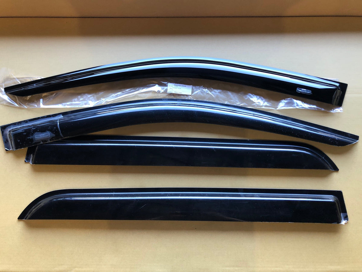 Installed view - Ford Everest Weather Shields 2015-On - HIC Premium