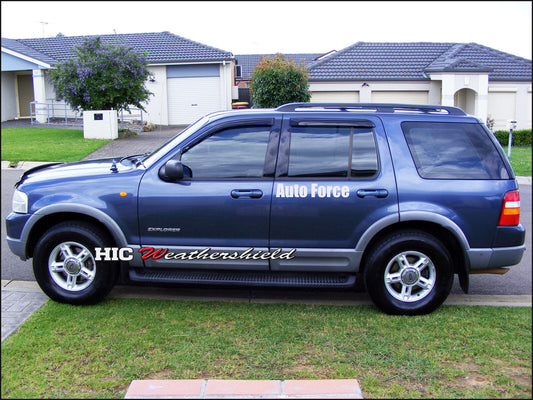 Installed view - Ford Explorer Weather Shields 2002-2006 - HIC Premium