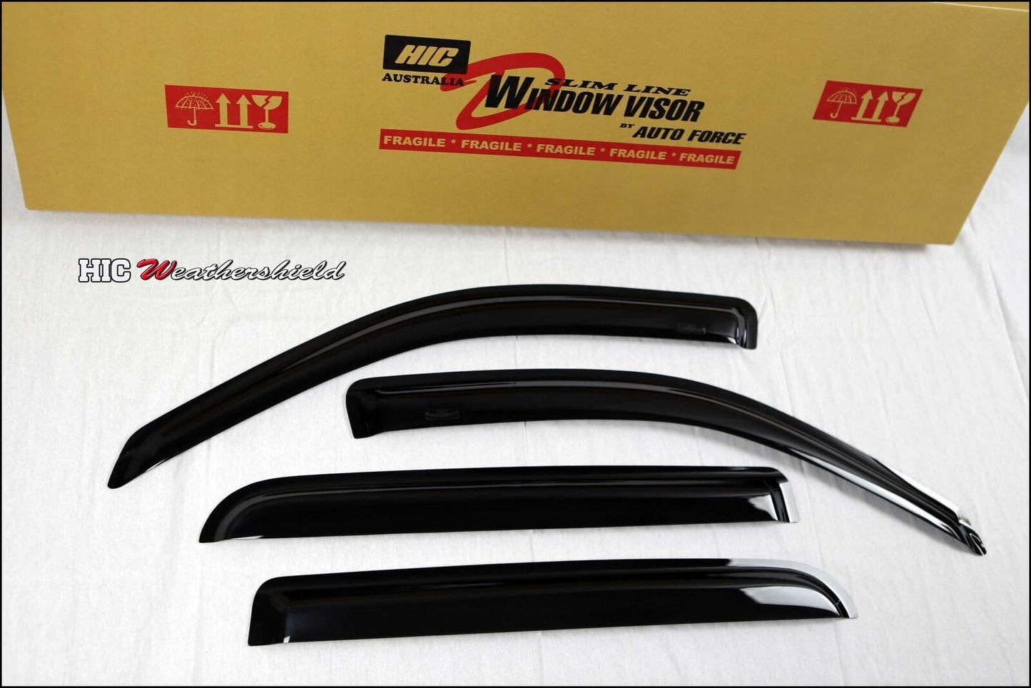 Installed view - Ford Explorer Weather Shields 2002-2006 - HIC Premium