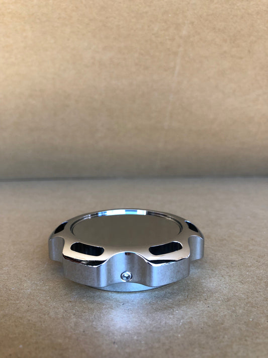 Installed view - Ford Falcon BA BF FG XR6 XR8 G6E Power Steering Cap – Billet Aluminium Upgrade