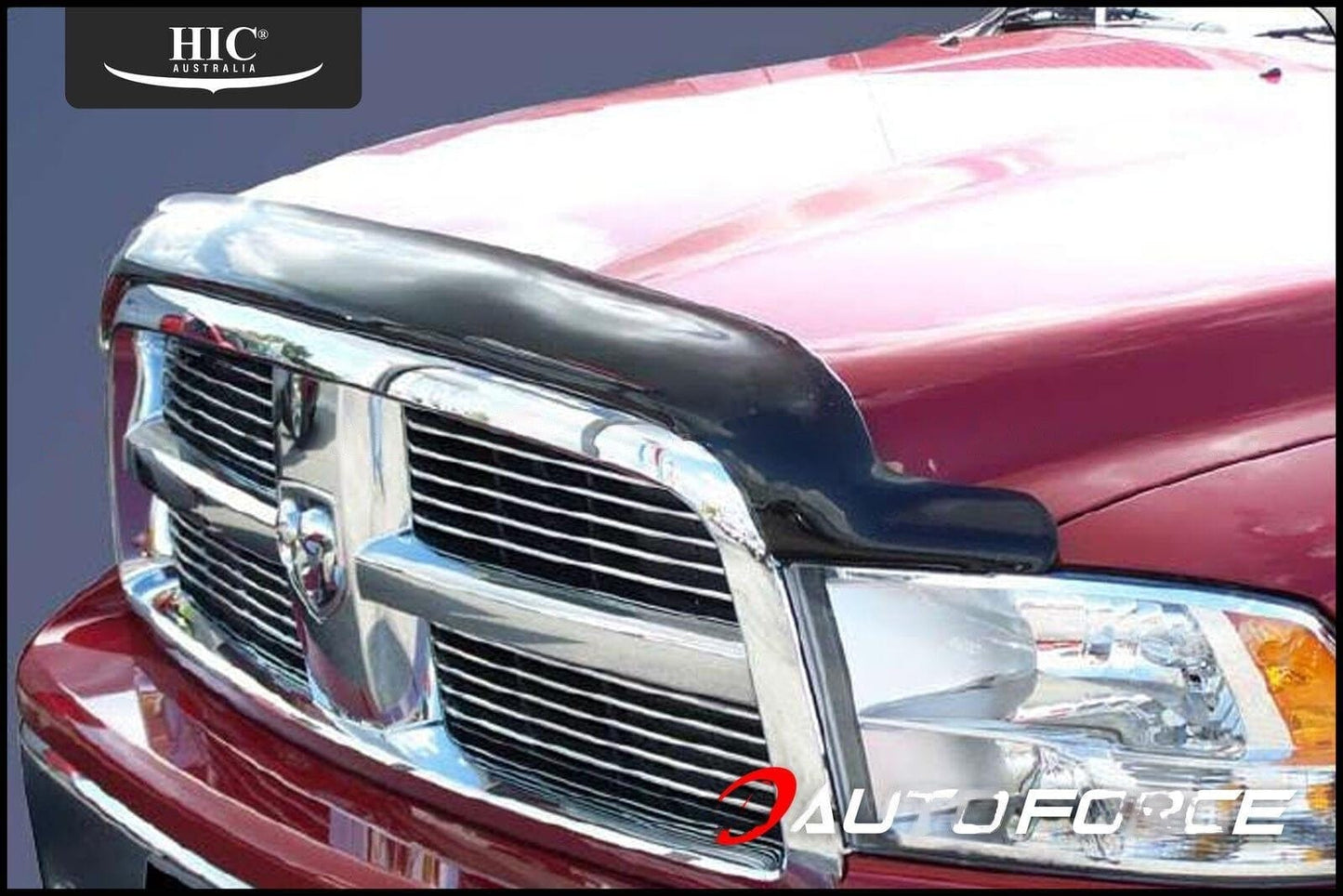 Installed view - Dodge Ram 1500 DS Bonnet Protector 2009-2018 - HIC Premium
