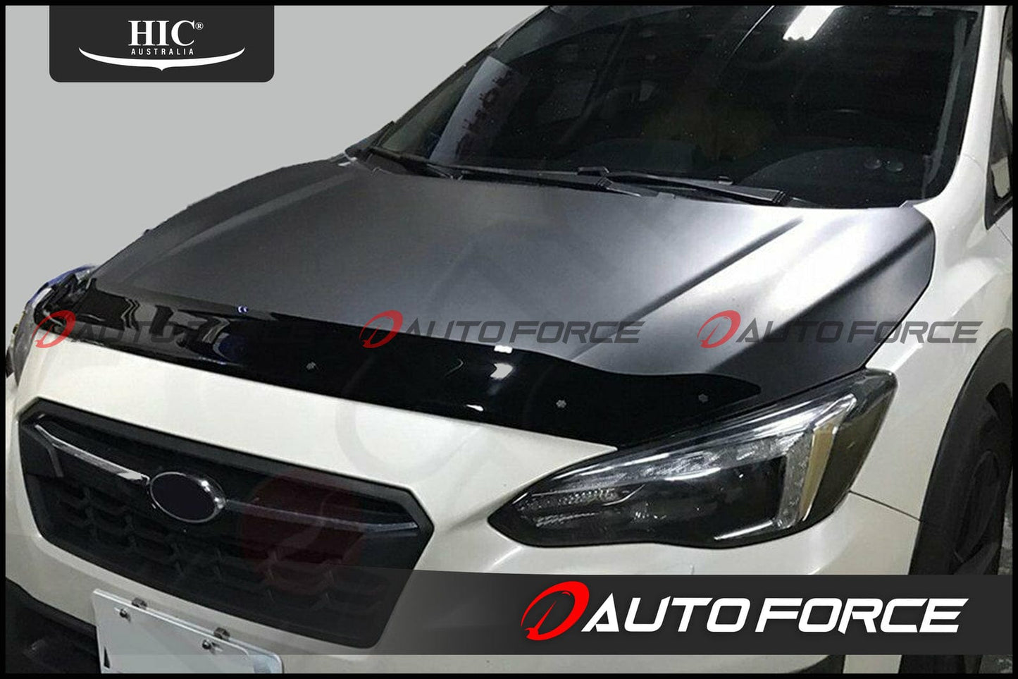 Installed view - Subaru XV Bonnet Protector 2017-On - HIC Premium