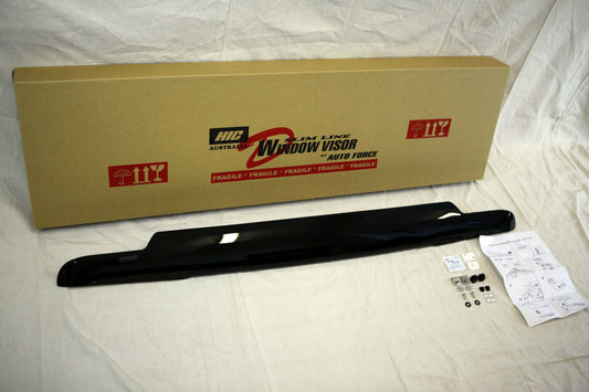 Installed view - Toyota Landcruiser 70 78 Bonnet Protector 1990-2006 - HIC Premium