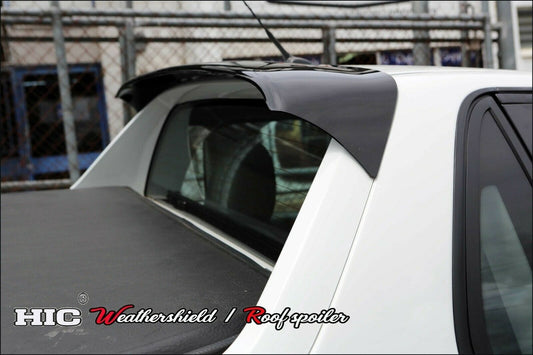 Installed view - Holden Commodore VE VF Ute Rear Roof Spoiler - HIC Premium