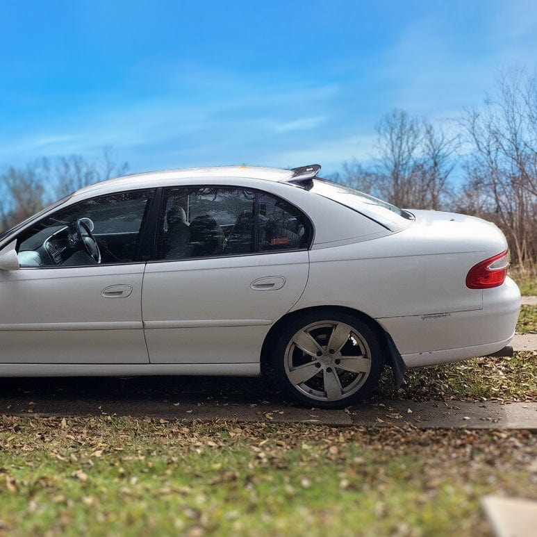 Installed view - Holden Commodore VT VX VY VZ Rear Roof Spoiler - HIC Premium