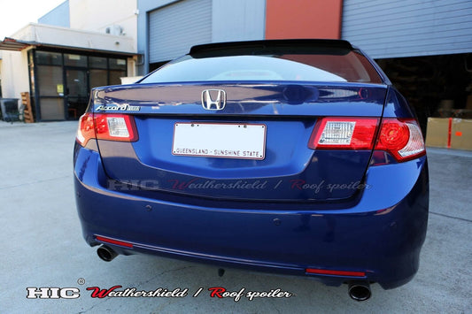 Installed view - Honda Accord Euro CU2 Rear Roof Spoiler 2008-2015 - HIC Premium
