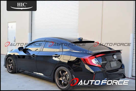 Installed view - Honda Civic FC Rear Roof Spoiler Sedan 2016-2021 - HIC Premium