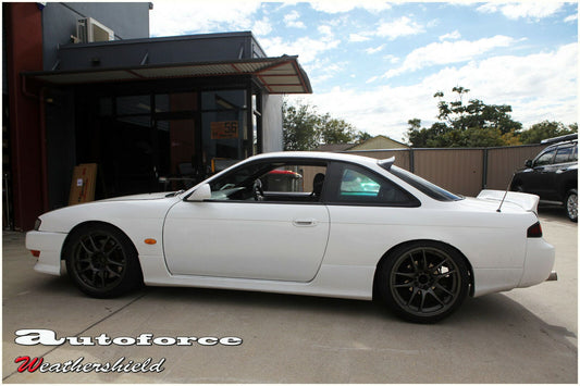 Installed view - Nissan S14 200SX Rear Roof Spoiler 1995-1998 - HIC Premium