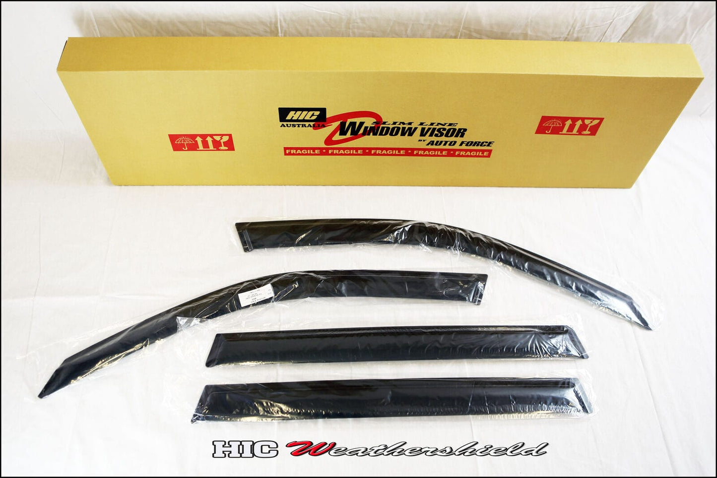 Installed view - BMW X3 E83 Weather Shields 2003-2010 - HIC Premium