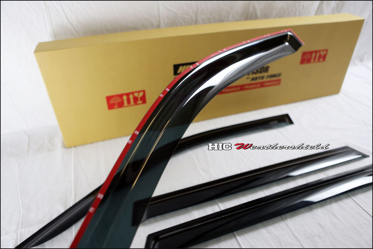 Installed view - BMW X5 E70 SUV Weather Shields 2007-2013 - HIC Premium