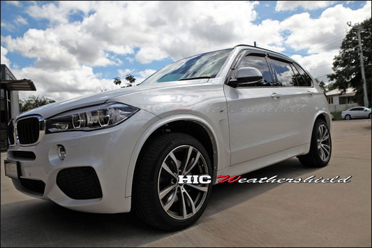 Installed view - BMW X5 F15 Wagon Weather Shields 2014-2018 - HIC Premium