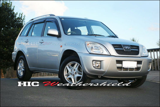 Installed view - Chery J11 Hatch Weather Shields 2011-2015 - HIC Premium