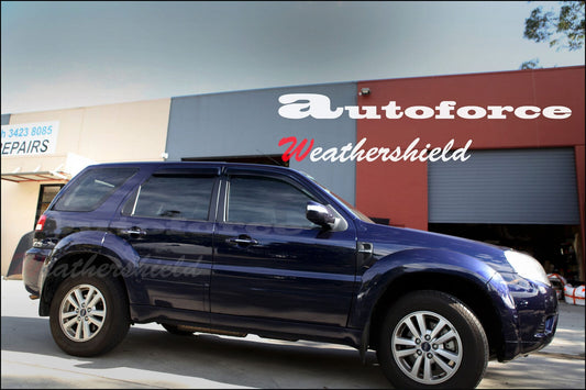 Installed view - Ford Escape Wagon Weather Shields 2008-2012 - HIC Premium