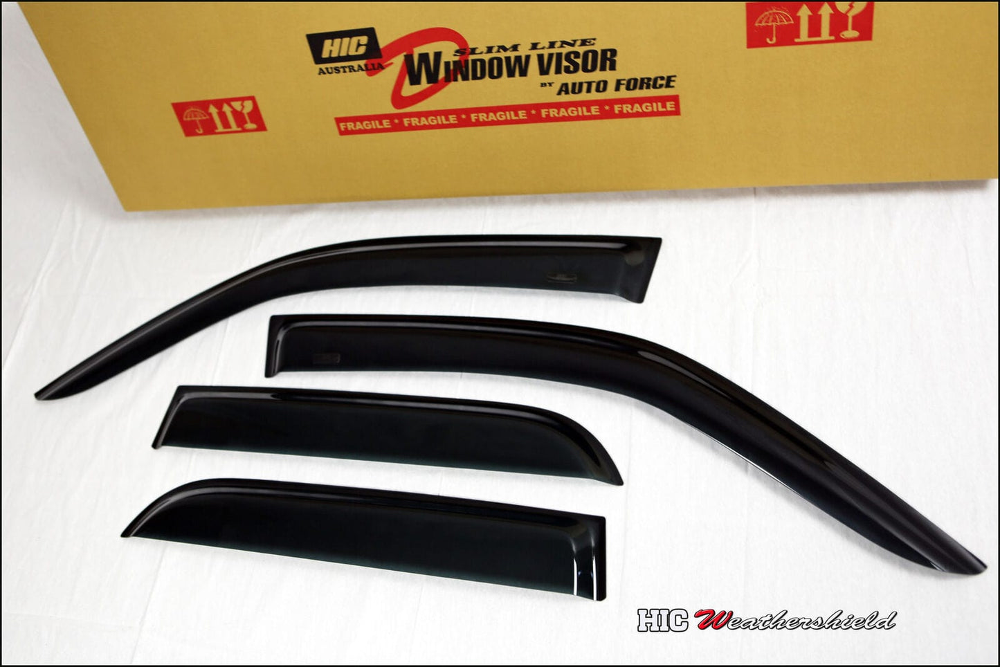 Installed view - Ford Escape Wagon Weather Shields 2008-2012 - HIC Premium