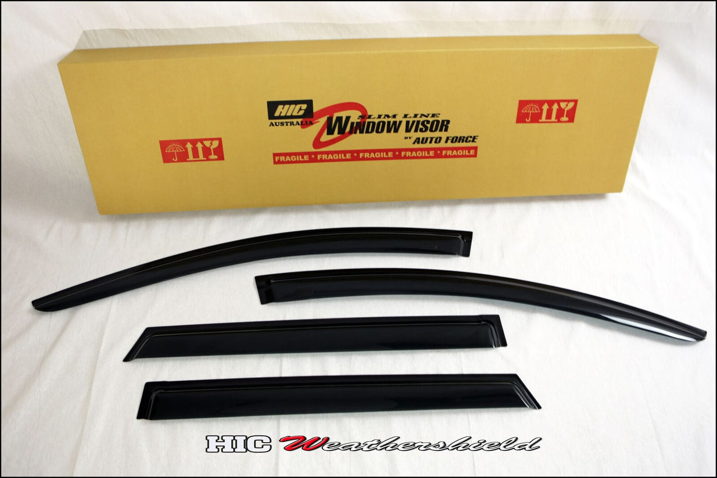 Installed view - Ford Falcon BA BF AU Wagon Weather Shields - HIC Premium