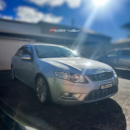 Installed view - Ford Falcon FG and FPV FG Sedan Weather Shields - HIC Premium