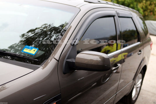 Installed view - Ford Territory SX SY Weather Shields 2004-2011 - HIC Premium