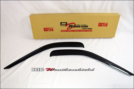 Installed view - Ford Transit Custom Van Weather Shields 2014-2021 - HIC Premium