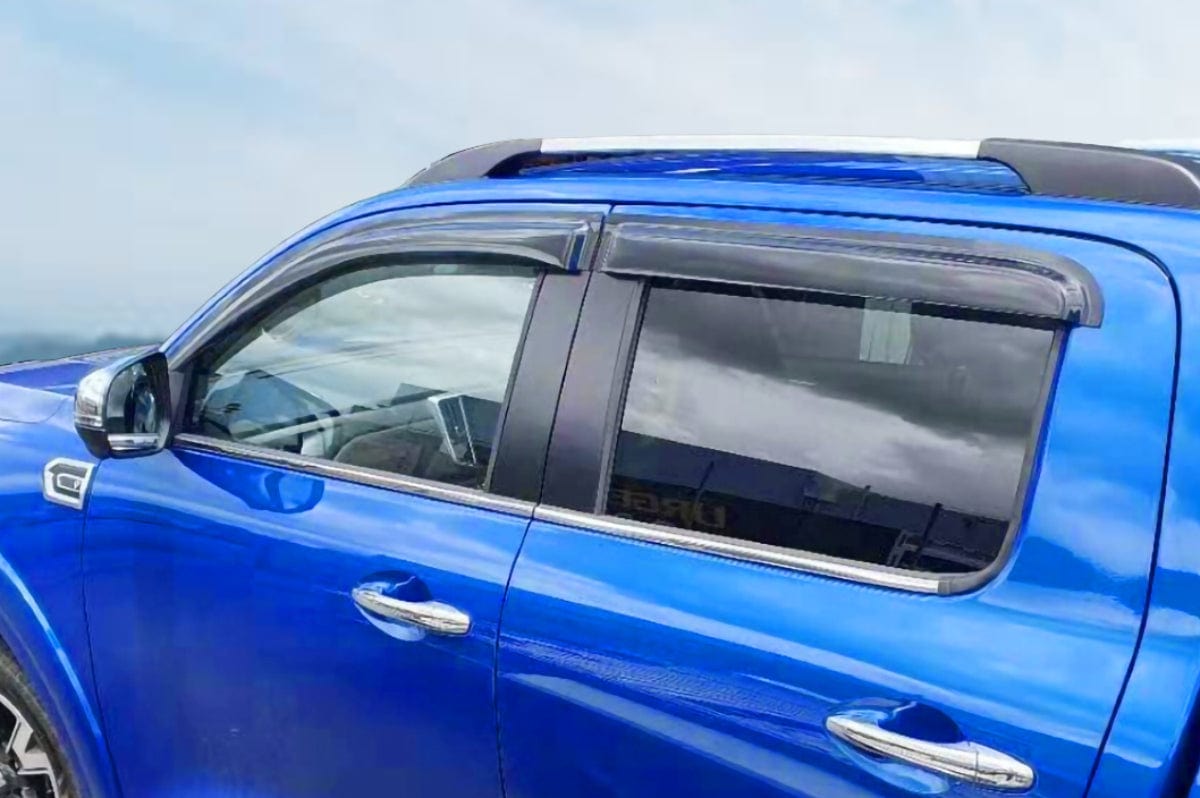 Installed view - GWM Ute Weather Shields 2019-On - HIC Premium