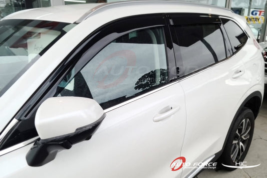 Installed view - GWM Haval H6 Weather Shields 2021-On - HIC Premium