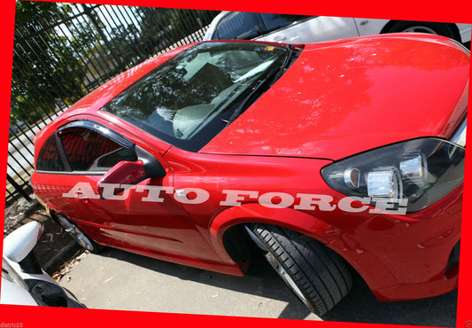 Installed view - Holden Astra 3 Door Weather Shields 2006-2009 - HIC Premium