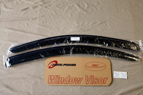 Installed view - Holden Barina XC Hatch Weather Shields 2001-2006 - HIC Premium