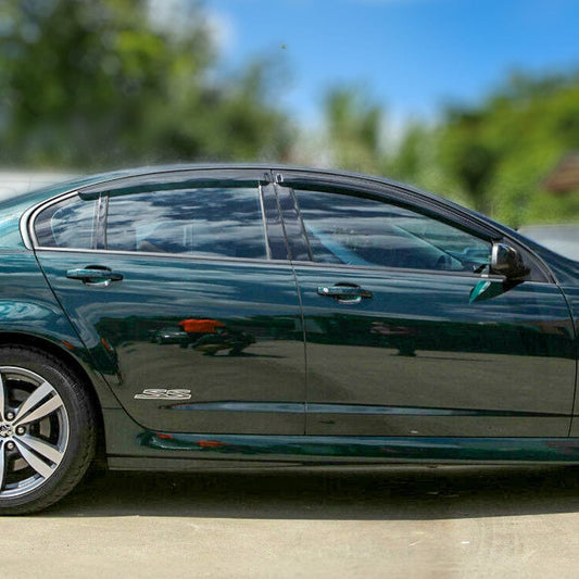Installed view - Holden Commodore VE VF Sedan Weather Shields - HIC Premium