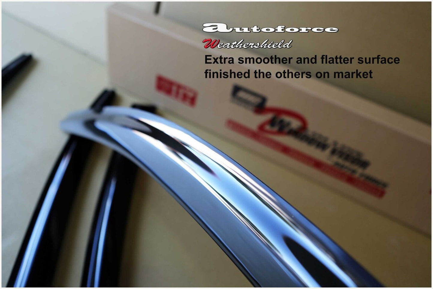 Installed view - Holden Commodore VE VF Wagon Weather Shields - HIC Premium