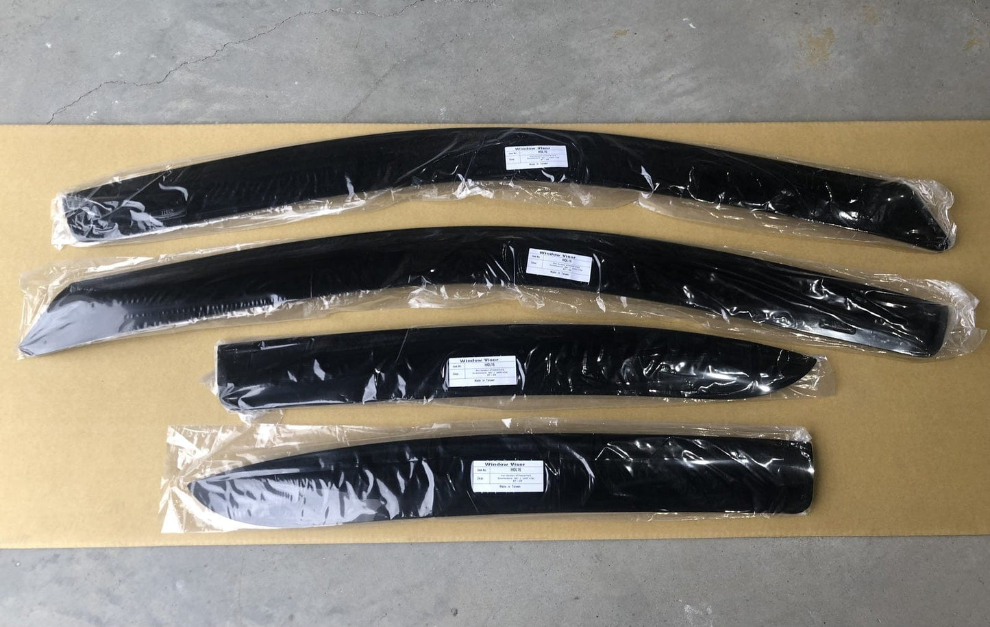 Installed view - Holden Commodore VT VX VY VZ Sedan Weather Shields - HIC Premium