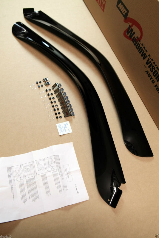 Installed view - Holden Commodore VN VP VR VS Weather Shields - Front Set- HIC Premium