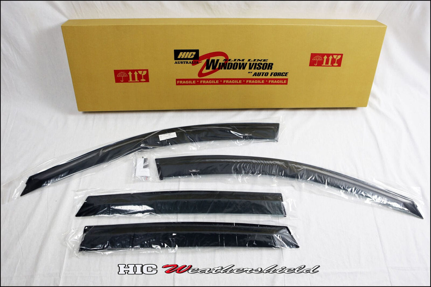 Installed view - Honda CRV Weather Shields 2006-2011 - HIC Premium