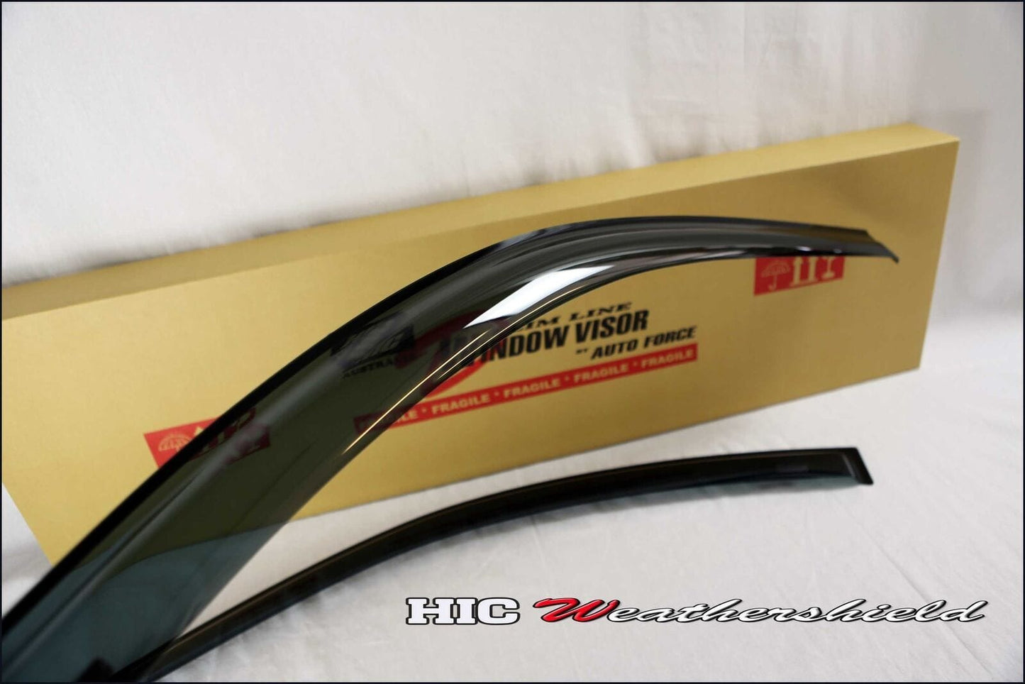 Installed view - Honda Integra DC2 Weather Shields 1994-2001 - HIC Premium