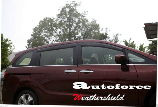 Installed view - Honda Odyssey Weather Shields 2013-2019 - HIC Premium