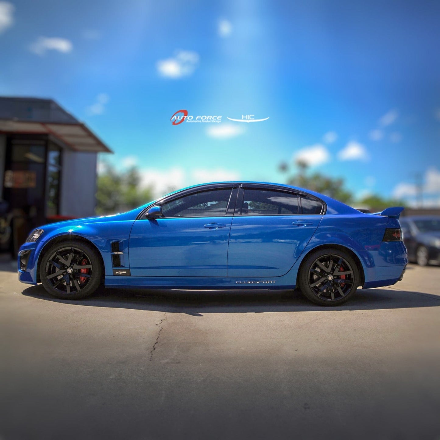 Installed view - HSV VE VF Sedan Weather Shields - HIC Premium