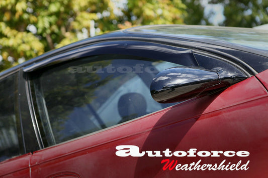 Installed view - HSV VT VX VY VZ Performance Weather Shields - Front Set -HIC Premium