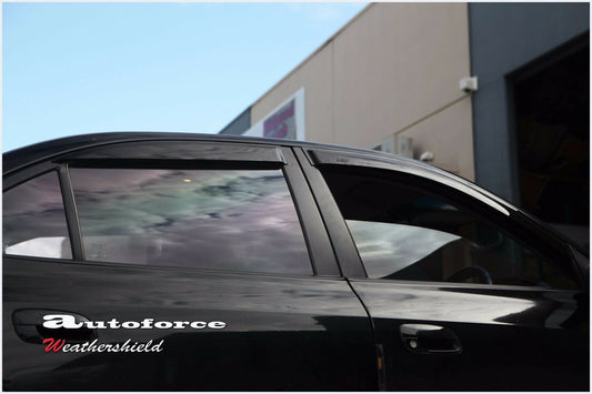 Installed view - Hyundai Elantra Sedan Weather Shields 2000-2006 - HIC Premium