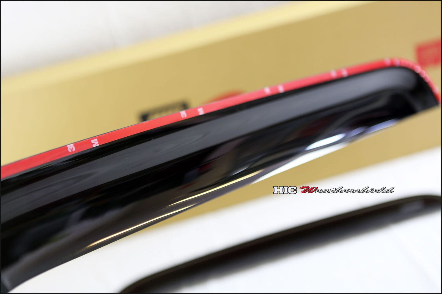 Installed view - Jeep Wrangler JK 2 Door Weather Shields 2007-2017 - HIC Premium