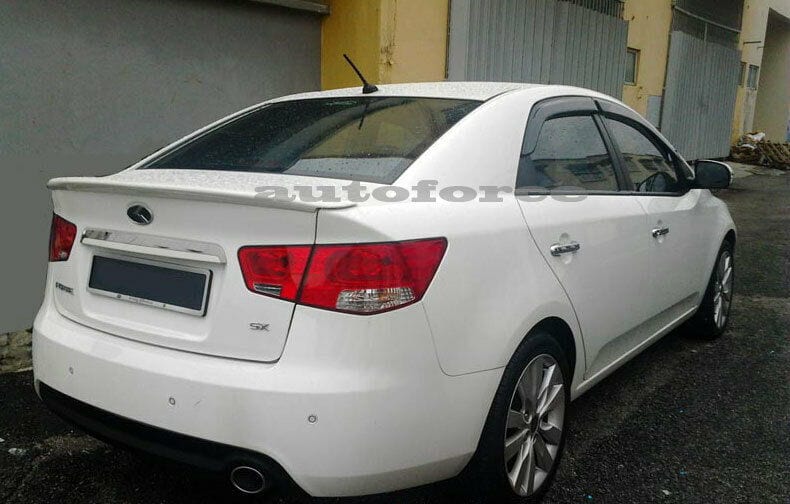 Installed view - Kia Cerato Sedan Weather Shields 2009-2012 - HIC Premium
