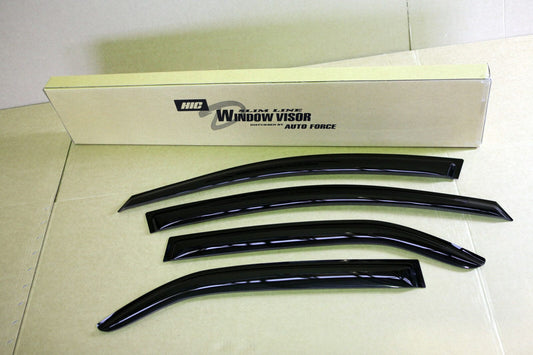 Installed view - Kia Cerato Sedan Weather Shields 2009-2012 - HIC Premium