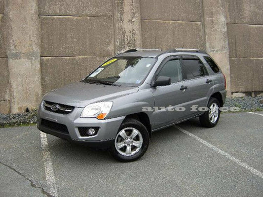 Installed view - Kia Sportage Weather Shields 2005-2009 - HIC Premium