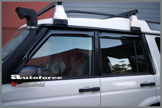 Installed view - Land Rover Discovery 2 Weather Shields - HIC Premium