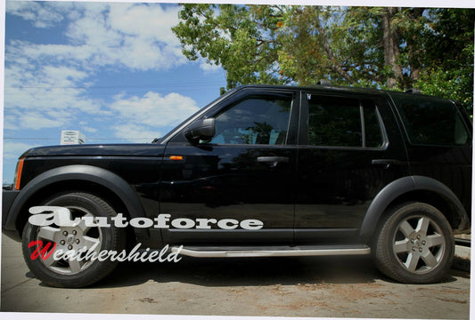 Installed view - Land Rover Discovery 3 4 Weather Shields - HIC Premium