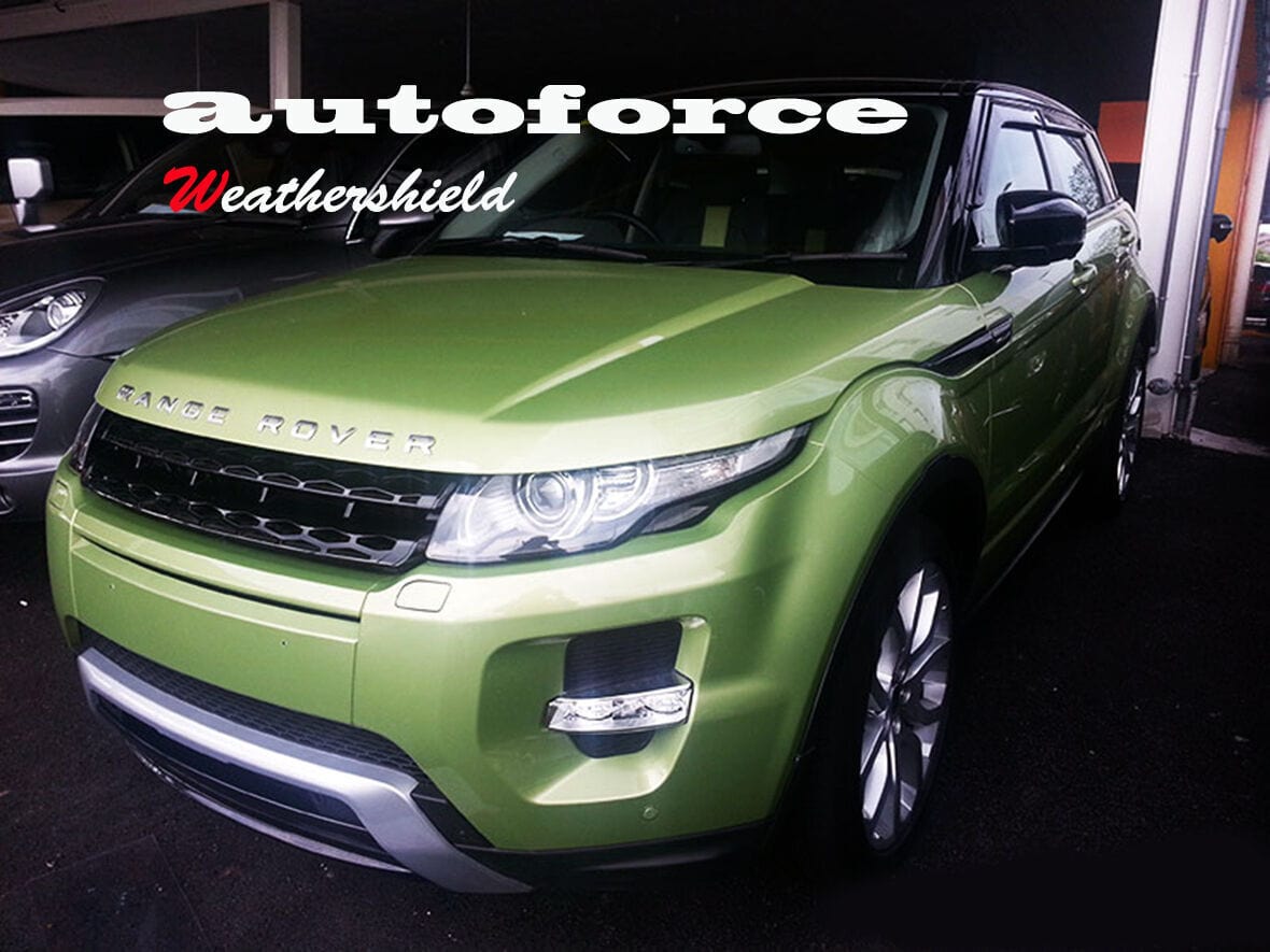 Installed view - Land Rover Evoque Weather Shields 2011-2018 - HIC Premium