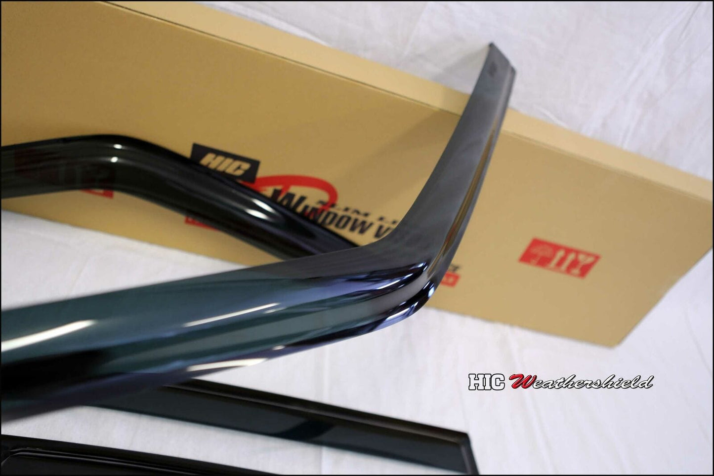 Installed view - Land Rover Freelander Weather Shields 1996-2006 - HIC Premium