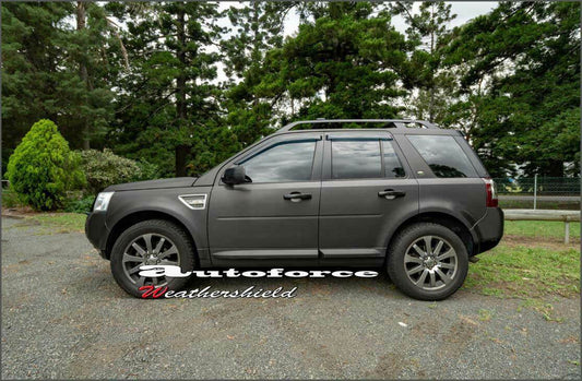 Installed view - Land Rover Freelander 2 Weather Shields 2007-On - HIC Premium