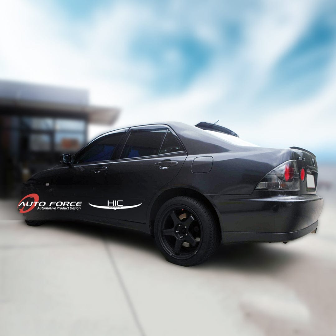 Installed view - Lexus IS200 IS300 Weather Shields 1998-2005 - HIC Premium