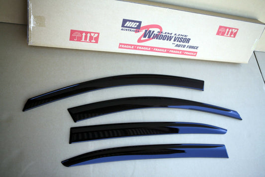 Installed view - Mazda 3 BP Hatch Weather Shields 2019-On - HIC Premium