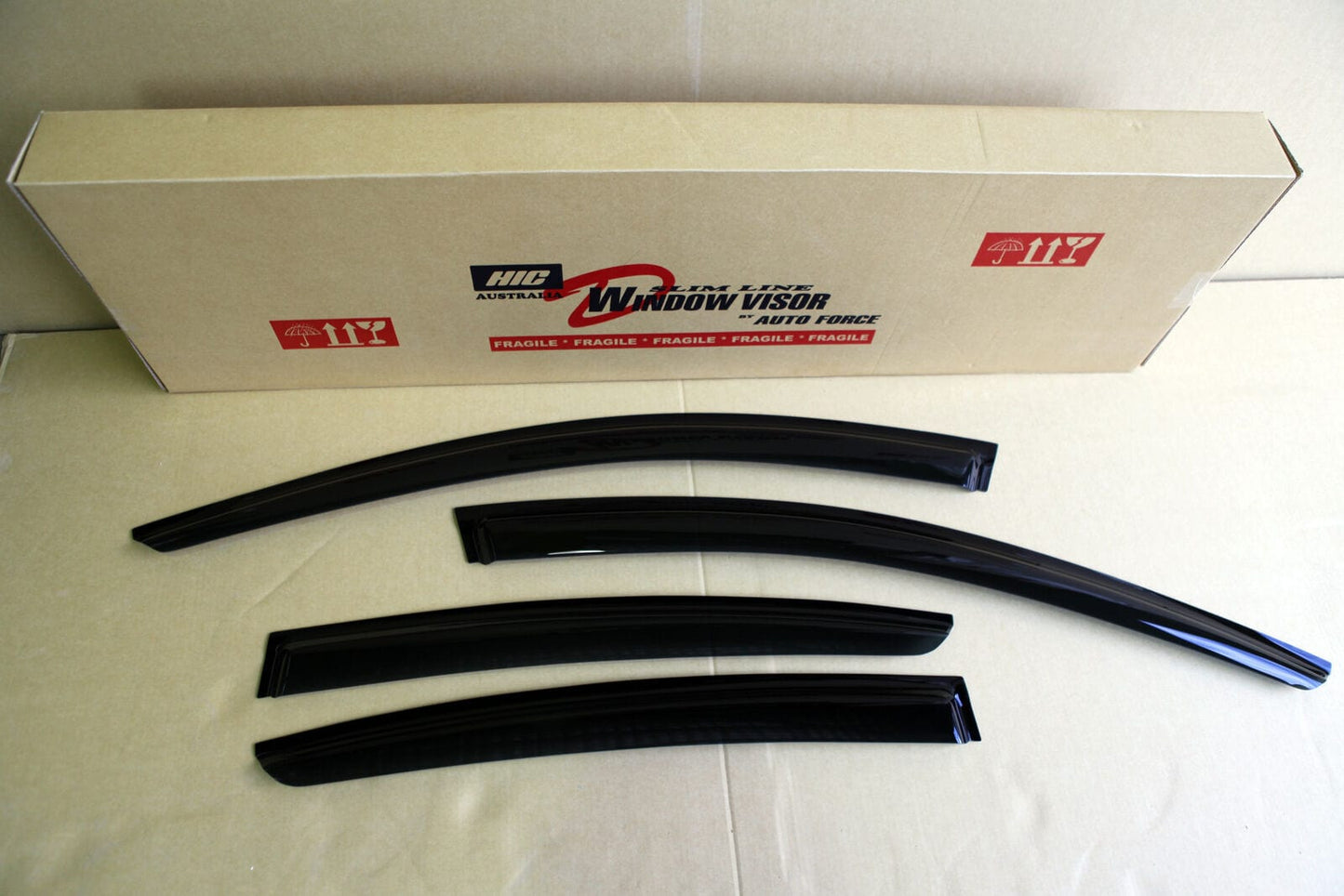 Installed view - Mazda 6 Sedan Weather Shields 2002-2007 - HIC Premium