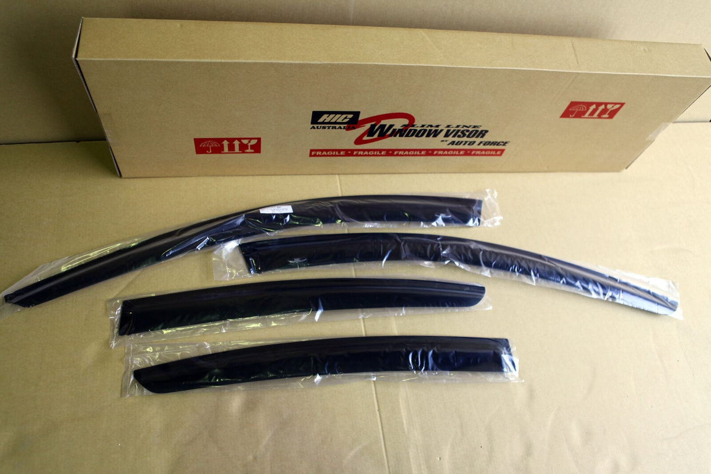 Installed view - Mazda 6 Sedan Weather Shields 2008-2012 - HIC Premium